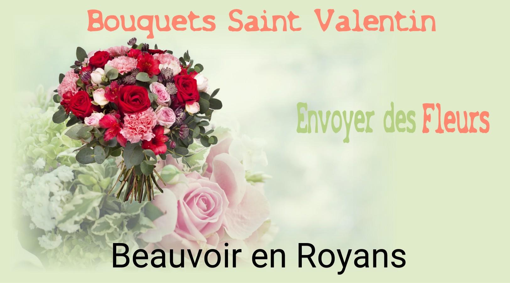 Roses de Saint-Valentin livrées à Beauvoir-en-Royans